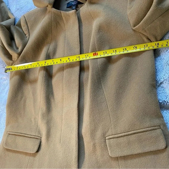 Talbots Womens Size 10P 100% Wool Swing Jacket Blazer Mod Tie Neck‎ Bow - Picture 10 of 10